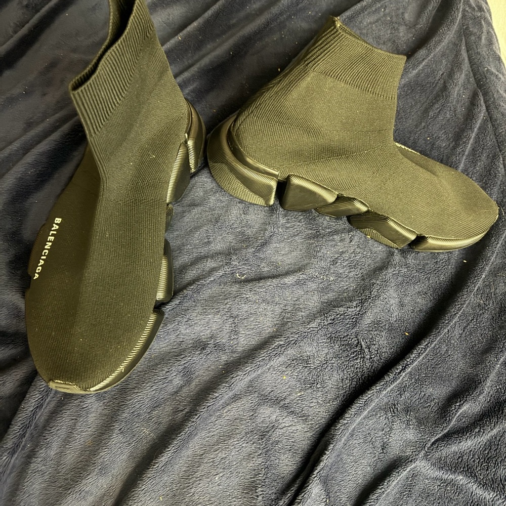 Balenciaga Black Textured Sole, size 12, uneorn, w/ serial #